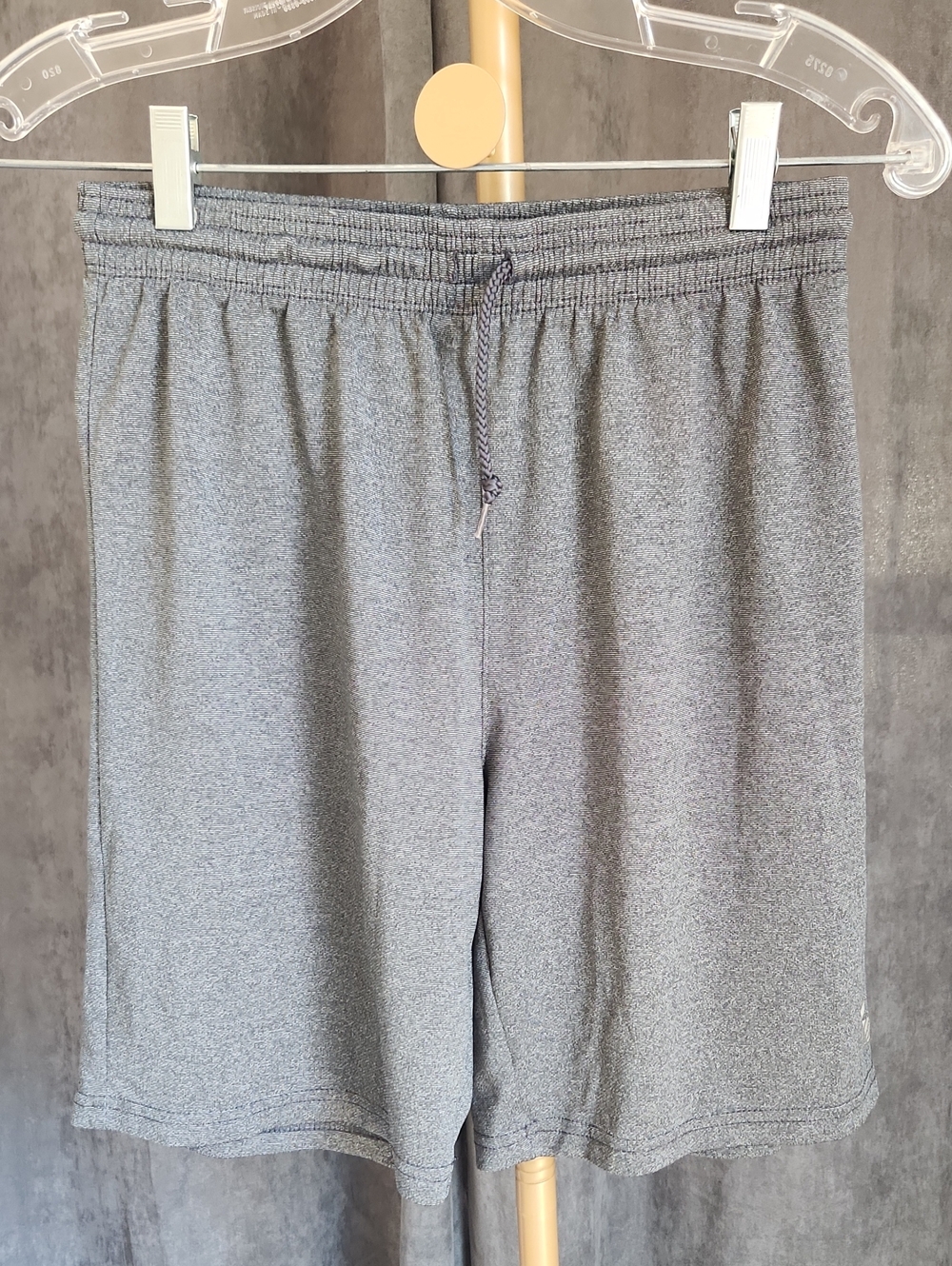 Place Men's Heather Gray Athletic Drawstring Shorts